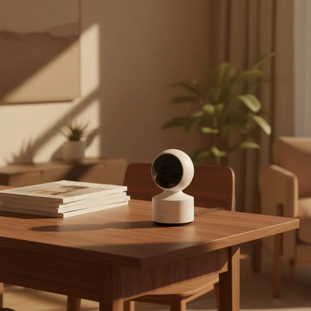 Nanit camera monitoring a baby in a crib